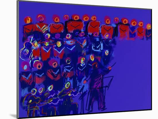 Orchestra-Diana Ong-Mounted Giclee Print