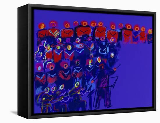 Orchestra-Diana Ong-Framed Stretched Canvas