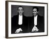 Orchestral Conductor Bruno Walter and Composer Pianist Sergei Rachmaninoff Relaxing Performance-Alfred Eisenstaedt-Framed Premium Photographic Print