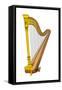 Orchestral Harp, Stringed Instrument, Musical Instrument-Encyclopaedia Britannica-Framed Stretched Canvas