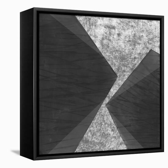 Orchestrated Geometry V-Sharon Chandler-Framed Stretched Canvas