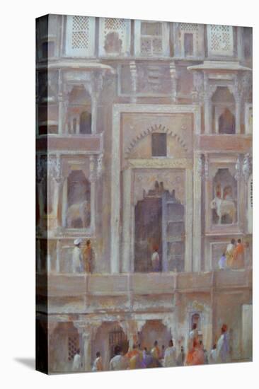 Orchha (Palace)-Lincoln Seligman-Stretched Canvas