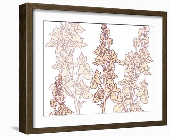 Orchid  2017  (digital)-Sarah Hough-Framed Giclee Print