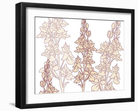 Orchid  2017  (digital)-Sarah Hough-Framed Giclee Print