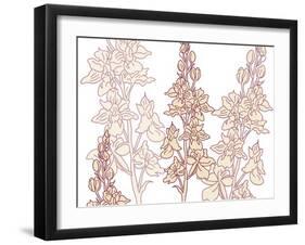 Orchid  2017  (digital)-Sarah Hough-Framed Giclee Print