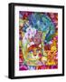 Orchid and Cat-Oxana Zaika-Framed Giclee Print