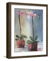 Orchid and Lace I-Marina Louw-Framed Art Print