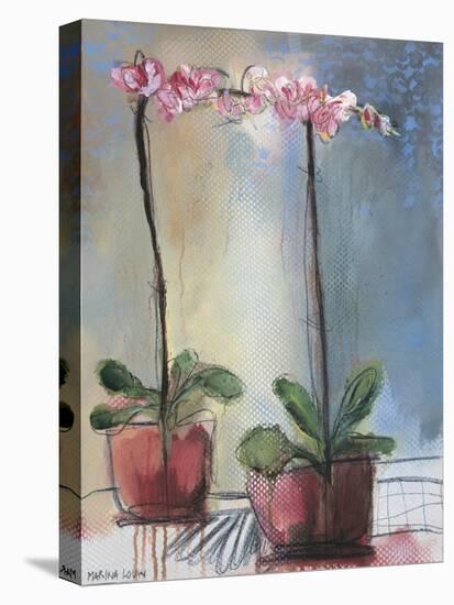 Orchid and Lace I-Marina Louw-Stretched Canvas