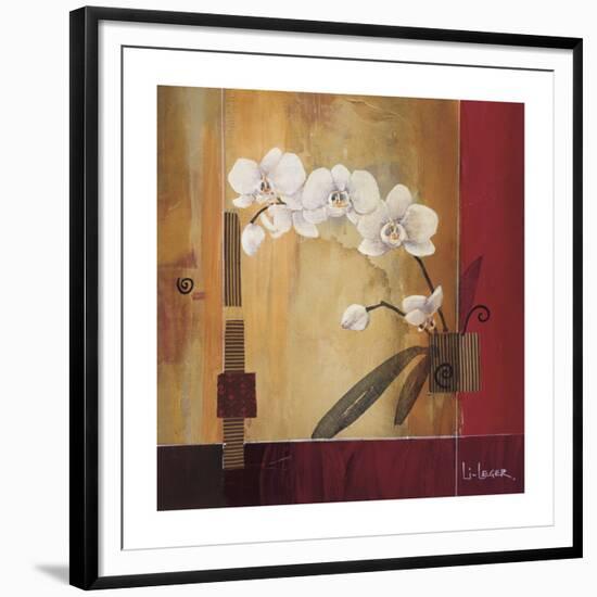 Orchid Lines II-Don Li-Leger-Framed Giclee Print