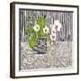 Orchid Mosaic I-Susan Brown-Framed Giclee Print