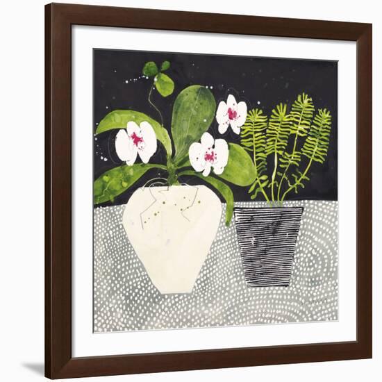Orchid Mosaic II-Susan Brown-Framed Giclee Print