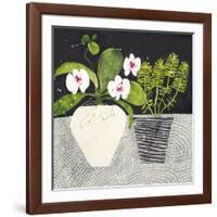 Orchid Mosaic II-Susan Brown-Framed Giclee Print