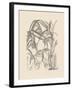 Orchid on Khaki I-Samuel Curtis-Framed Art Print