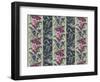 Orchid Panel Toile Black Opal-Bill Jackson-Framed Premium Giclee Print