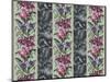 Orchid Panel Toile Black Opal-Bill Jackson-Mounted Premium Giclee Print