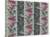 Orchid Panel Toile Black Opal-Bill Jackson-Stretched Canvas