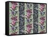 Orchid Panel Toile Black Opal-Bill Jackson-Framed Stretched Canvas