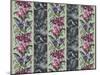 Orchid Panel Toile Black Opal-Bill Jackson-Mounted Giclee Print