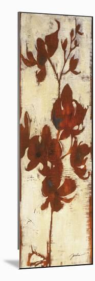 Orchid Silhouette I-Liz Jardine-Mounted Premium Giclee Print