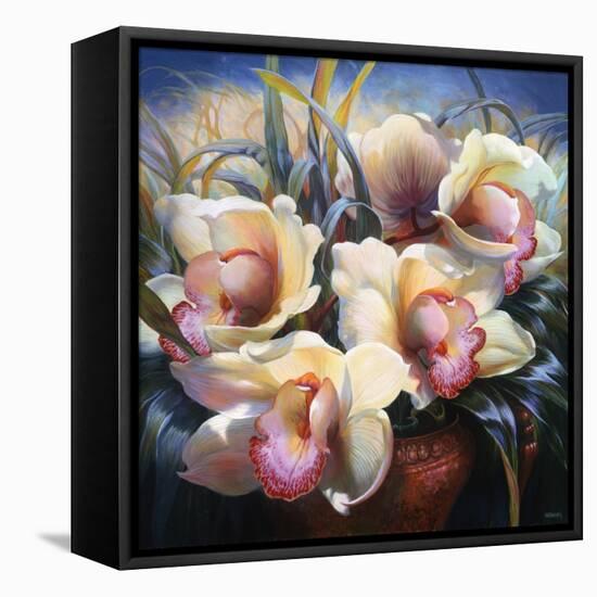 Orchid Sonata-Elizabeth Horning-Framed Stretched Canvas