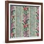 Orchid Toile Panel Celadon-Bill Jackson-Framed Giclee Print