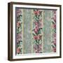 Orchid Toile Panel Celadon-Bill Jackson-Framed Premium Giclee Print