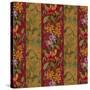 Orchid Toile Panel Cinnabar-Bill Jackson-Stretched Canvas