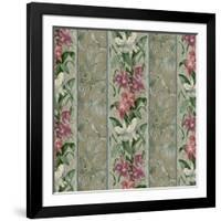 Orchid Toile Panel Neutral-Bill Jackson-Framed Giclee Print