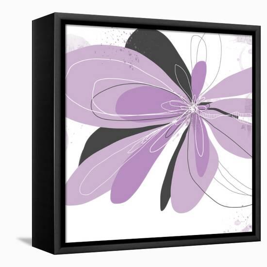 Orchid Undone - One-Jan Weiss-Framed Stretched Canvas