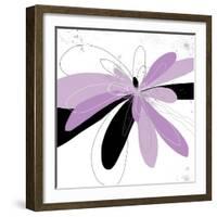 Orchid Undone - Two-Jan Weiss-Framed Art Print