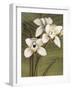 Orchid with Palm I-Andrea Trivelli-Framed Art Print