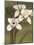 Orchid with Palm I-Andrea Trivelli-Mounted Art Print
