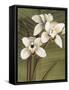 Orchid with Palm I-Andrea Trivelli-Framed Stretched Canvas