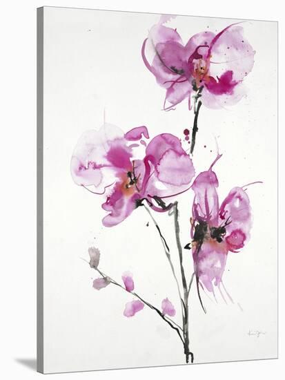 Orchids 1-Karin Johannesson-Stretched Canvas