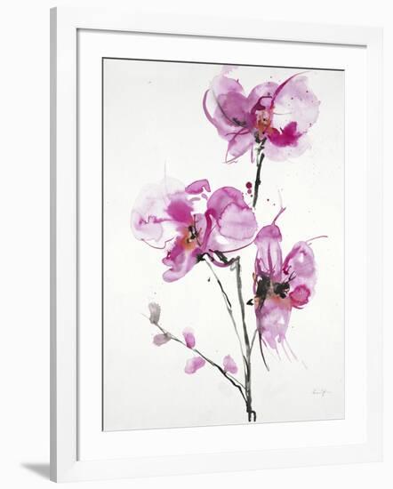 Orchids 1-Karin Johannesson-Framed Art Print