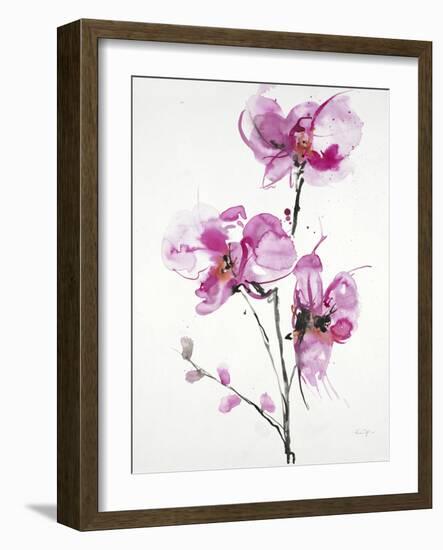 Orchids 1-Karin Johannesson-Framed Art Print