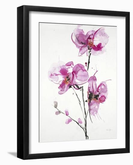 Orchids 1-Karin Johannesson-Framed Art Print