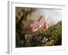 Orchids and Hummingbirds in a Brazilian Jungle, C. 1871-72-Martin Johnson Heade-Framed Giclee Print