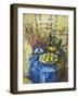 Orchids and Pears-Wendy Wooden-Framed Giclee Print