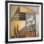 Orchids and Shapes I-Michael Marcon-Framed Art Print