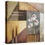 Orchids and Shapes I-Michael Marcon-Stretched Canvas