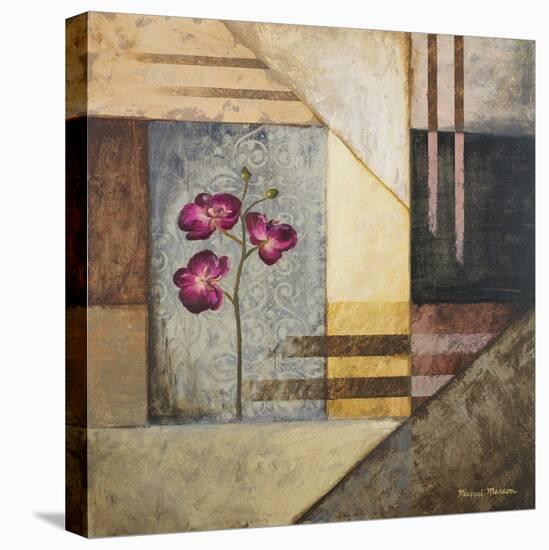 Orchids and Shapes II-Michael Marcon-Stretched Canvas