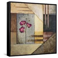 Orchids and Shapes II-Michael Marcon-Framed Stretched Canvas