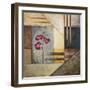 Orchids and Shapes II-Michael Marcon-Framed Art Print