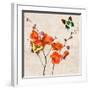 Orchids & Butterflies I-Teo Rizzardi-Framed Art Print