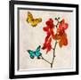 Orchids & Butterflies II-Teo Rizzardi-Framed Art Print