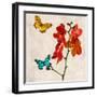 Orchids & Butterflies II-Teo Rizzardi-Framed Art Print