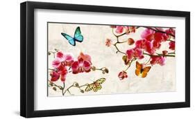 Orchids & Butterflies-Teo Rizzardi-Framed Art Print