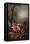 Orchids, Passion Flowers And Hummingbirds-Martin Johnson Heade-Framed Stretched Canvas