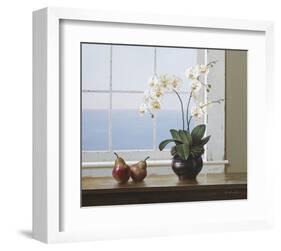 Orchids with Pears-Zhen-Huan Lu-Framed Art Print